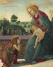 La Vierge à l'Enfant avec le jeune saint Jean-Baptiste - Sandro Botticelli — vista dell’opera