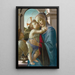 La Vierge à l'Enfant avec un ange - Sandro Botticelli — quadro incorniciato alla parete