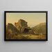 Le Camp sur Mansfield Mountain Vermont - Sanford Robinson Gifford — quadro incorniciato alla parete