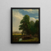La rivière Darent, Kent, Angleterre - Sanford Robinson Gifford — quadro incorniciato alla parete