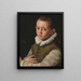 Ritratto di un giovane ragazzo - Santi di Tito — quadro incorniciato alla parete
