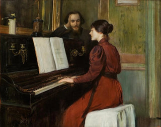 Un roman - Santiago Rusiñol — vista dell’opera