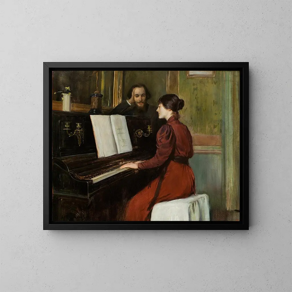 Un roman - Santiago Rusiñol — quadro incorniciato alla parete