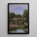 Pont sur une rivière - Santiago Rusiñol — quadro incorniciato alla parete
