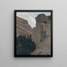 Maisons suspendues de Cuenca di Santiago Rusiñol — quadro incorniciato alla parete
