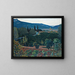 La valle di Soller - Santiago Rusiñol — quadro incorniciato alla parete