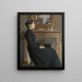 Figura femminile - Santiago Rusiñol — quadro incorniciato alla parete