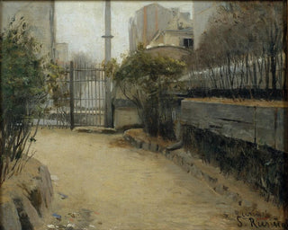 Giardino di Montmartre - Santiago Rusiñol — vista dell’opera