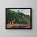 Amphithéâtre verde, vista dei giardini di Sa Coma - Santiago Rusiñol — quadro incorniciato alla parete