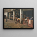 Lavoirs de la Barceloneta - Santiago Rusiñol — quadro incorniciato alla parete