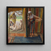 Sarah ascolta e ride - James Tissot — quadro incorniciato alla parete