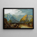 lungo il fiume Weber Utah - Sarah E Sill — quadro incorniciato alla parete