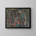 Composition astratta - Sasza Blonder — quadro incorniciato alla parete