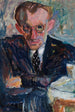 Portrait d'un homme avec des lunettes - Sasza Blonder — vista dell’opera