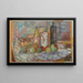 Nature morte con frutta - Sasza Blonder — quadro incorniciato alla parete