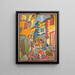 Village BackStreet - Sasza Blonder — quadro incorniciato alla parete