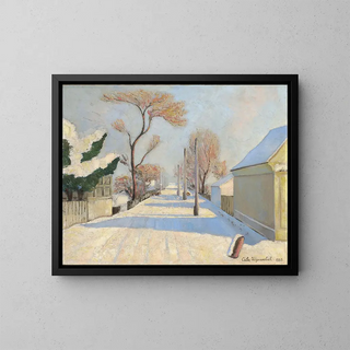 Identità sotto la neve - Sava Šumanović — quadro incorniciato alla parete