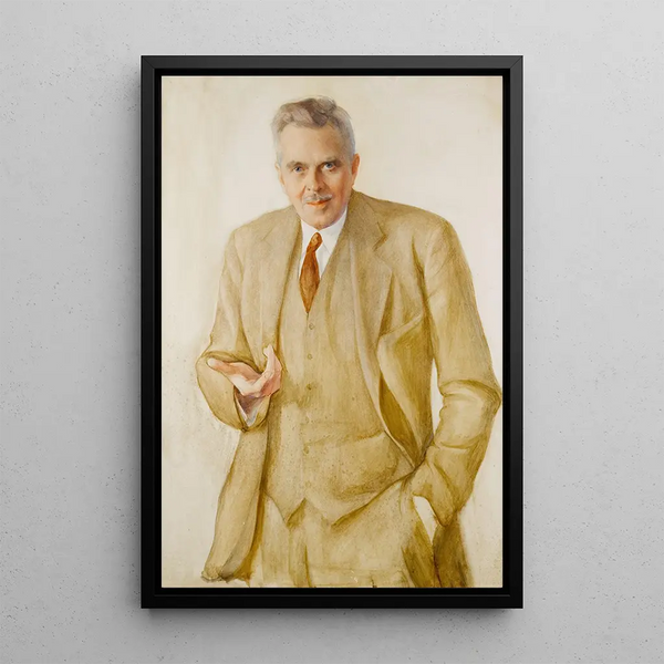 Portrait d'un gentleman - Saveli Abramovich Sorin — quadro incorniciato alla parete