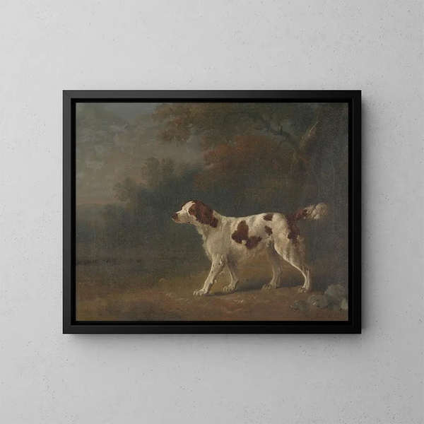Un epagneul ai margini di un bosco - Sawrey Gilpin — quadro incorniciato alla parete