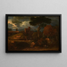 Paesaggio storico - Sébastien Bourdon — quadro incorniciato alla parete