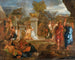 L'Adoration del Vitello d'oro - Sébastien Bourdon — vista dell’opera
