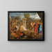 L'Adoration del Vitello d'oro - Sébastien Bourdon — quadro incorniciato alla parete