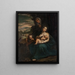 La Vierge à l'Enfant avec sainte Élisabeth et saint Jean enfant - Scarsellino — quadro incorniciato alla parete
