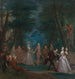 Scena in un parco con figure della Commedia dell'Arte - Marcellus Laroon il Giovane — vista dell’opera