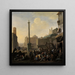 Scène de marché romaine - Johannes Lingelbach — quadro incorniciato alla parete