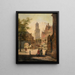 Lieu d'animé - École di Jan van der Heyden — quadro incorniciato alla parete