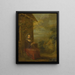 La giovane contadina - École di Jean Baptiste Charpentier — quadro incorniciato alla parete