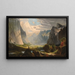 Paesaggio della valle - Scuola di Thomas Hill — quadro incorniciato alla parete