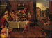 Il ricco e Lazzaro - Scuola di Frans Francken I — vista dell’opera