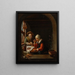 Un pasto contadino - École de Frans van Mieris — quadro incorniciato alla parete