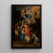 L'Adorazione dei pastori - Scuola di Theodoor van Loon — quadro incorniciato alla parete