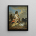 Un'allegoria di Cupido che soffia bolle con due capre - Scuola di Utrecht — quadro incorniciato alla parete