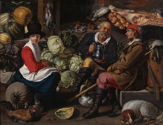 Venditori di verdure - Scuola di Willem Pieterszoon Buytewech — vista dell’opera