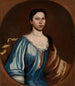 Ritratto di una dama, forse Tryntje Otten Veeder - Schuyler Limner — vista dell’opera