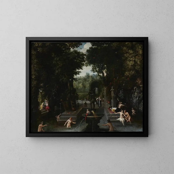 Bagni - Sebastian Vrancx — quadro incorniciato alla parete