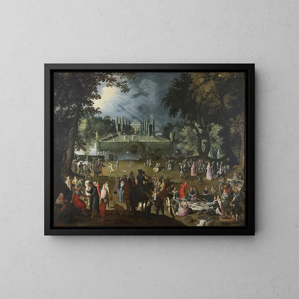 La fête - Sebastian Vrancx — quadro incorniciato alla parete
