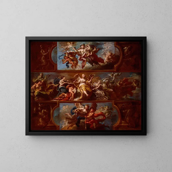 Allégorie - Sebastiano Conca — quadro incorniciato alla parete