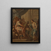 Studio di Davide e Saul - Sebastiano Conca — quadro incorniciato alla parete