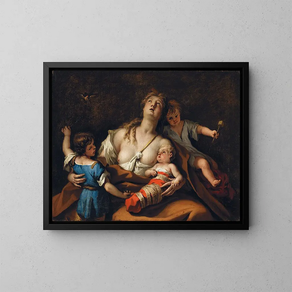 Charité - Sebastiano Ricci — quadro incorniciato alla parete