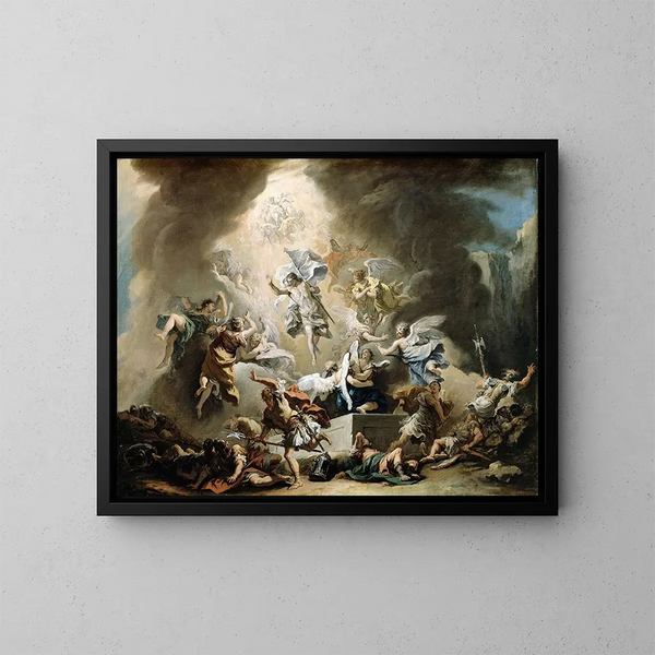 La Resurrezione - Sebastiano Ricci — quadro incorniciato alla parete
