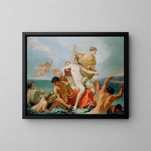 Triomphe de la Vénus marine - Sebastiano Ricci — quadro incorniciato alla parete