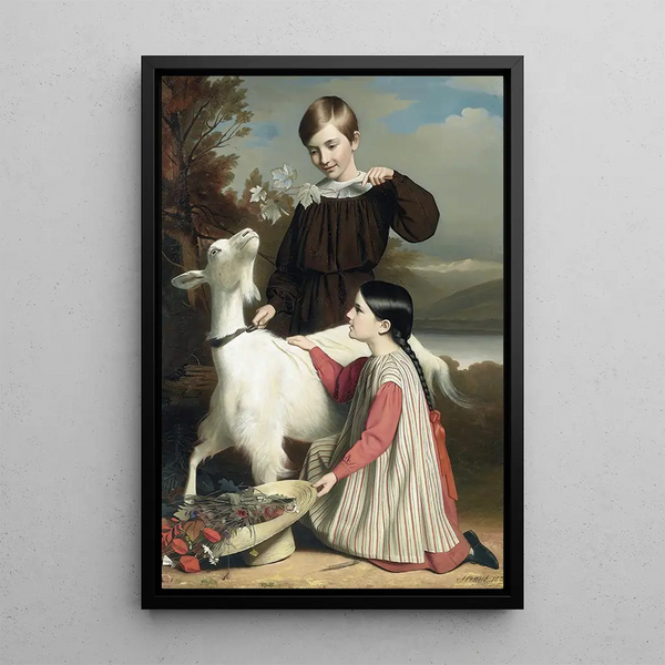 Les Trois Amis - Sébastien Straub — quadro incorniciato alla parete