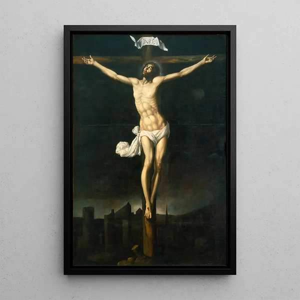 Christ en croix - Sebastián López de Arteaga — quadro incorniciato alla parete