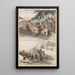 Bataille du col de Shizugatake Guerre civile 1583 Bataille de Teilissu Guerre Japon-Russie 1904 - Seishi — quadro incorniciato alla parete