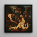 Séléné e Endimione - Johann Carl Loth — quadro incorniciato alla parete