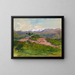 Sentier de montagne avec vue sur les Alpes de Zillertal - Serafin Maurer — quadro incorniciato alla parete